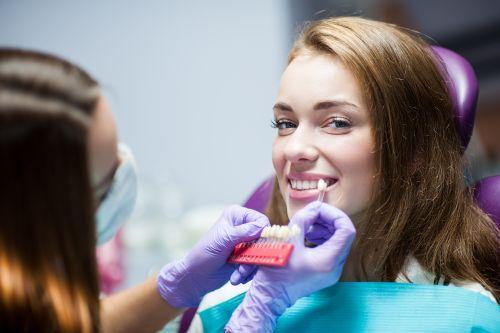 A Woman getting Ready for Whiter Teeth in Clayton, NC?