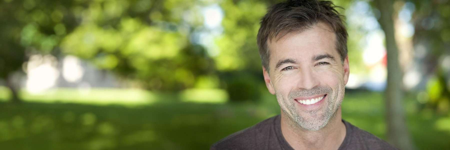 A white man with Dental Crowns in Clayton, NC