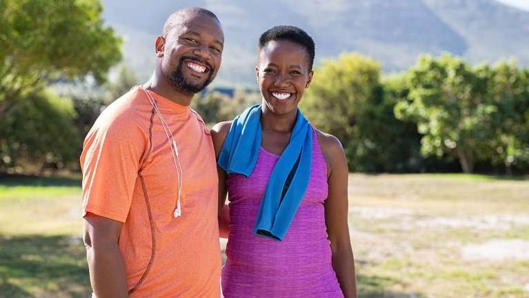 A black couple with Dental Crowns in Clayton, NC