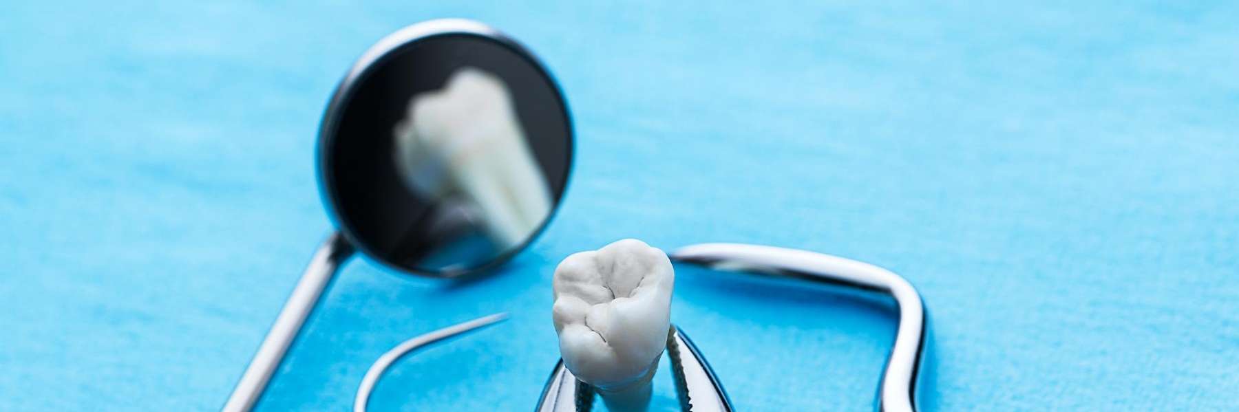 An image showing teeth extraction tools and a tooth in Clayton, NC