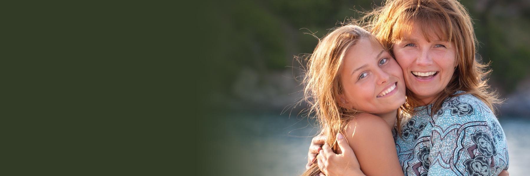 mom and daughter with dental fillings in clayton nc