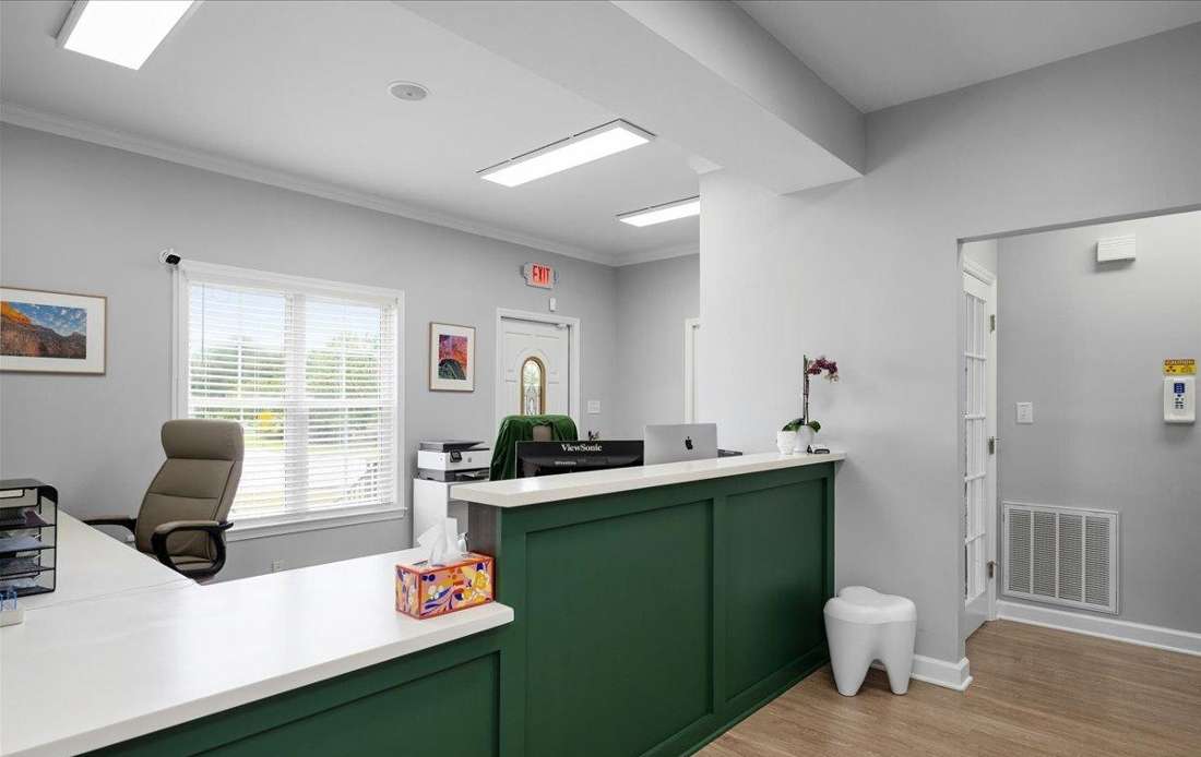 Dental office front desk