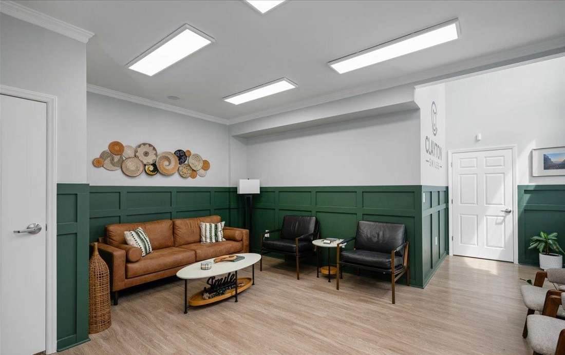 Clayton dental office waiting area