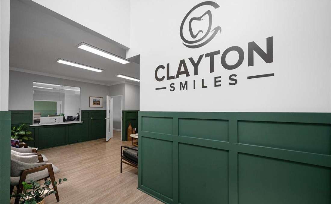 Clayton, NC dental office lobby